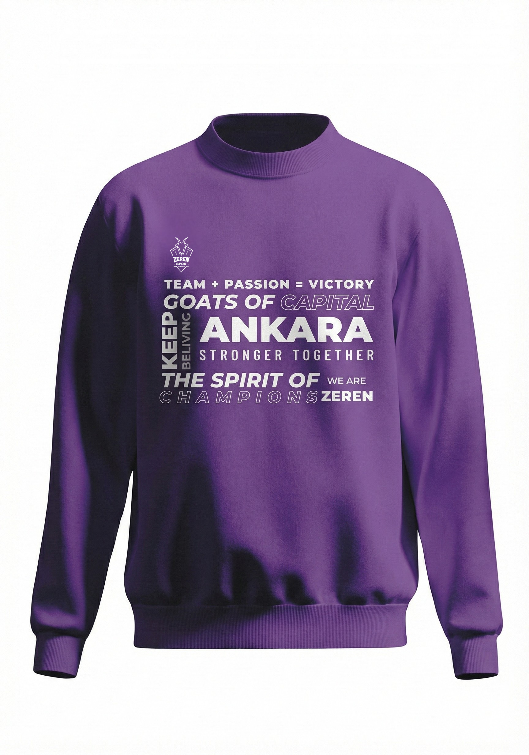 Zeren SK Ankara Edition Mor Sweatshirt